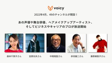 【Voicy】2022年4月Voicyパーソナリティ審査にてご紹介いただきました